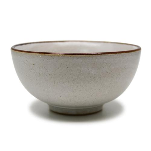 Chén Cơm D11 - Men 0015 Bóng Sành Viền Nâu